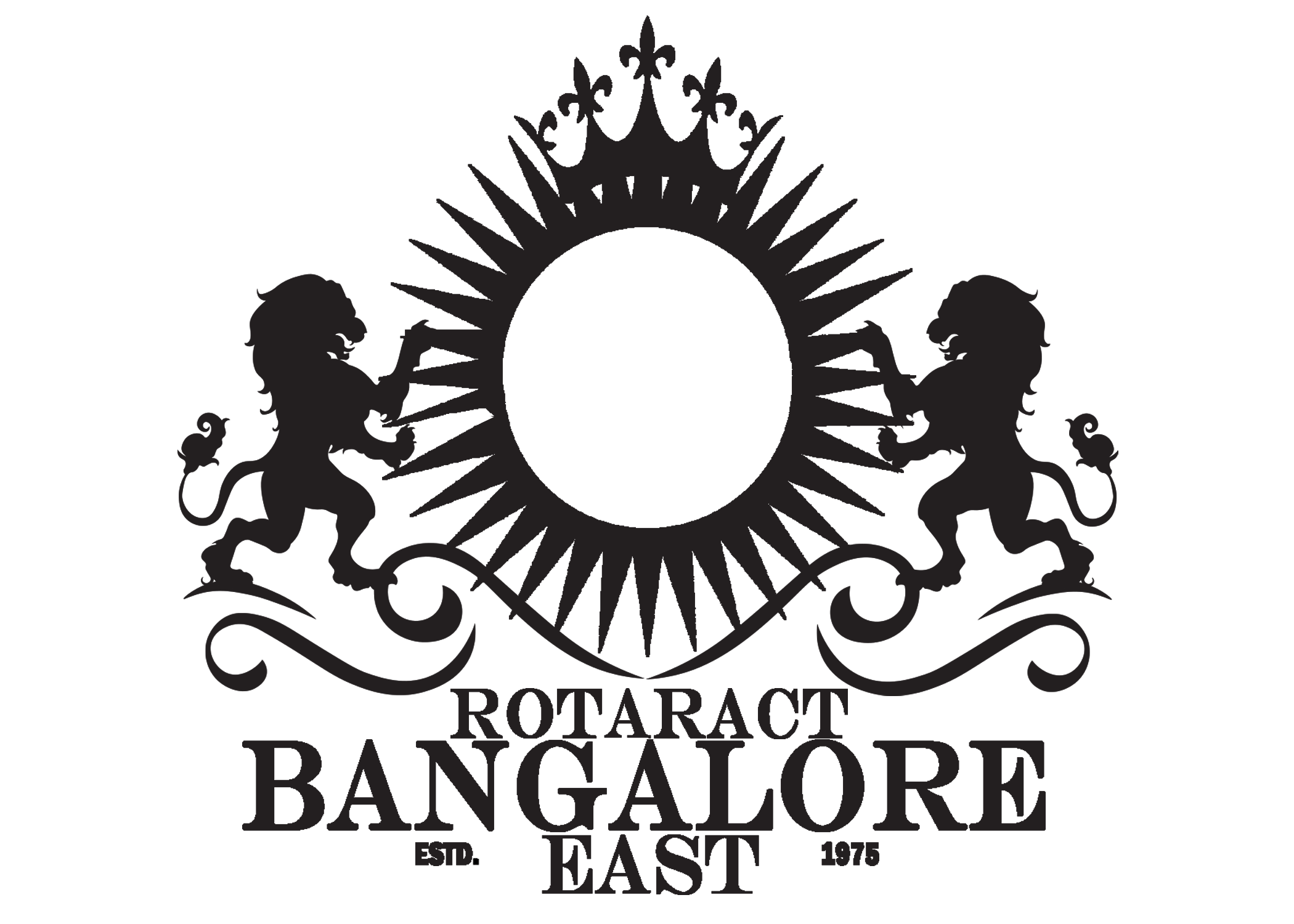 Rotaract Bangalore East Logo - Black